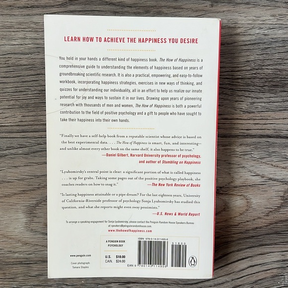 The How of Happiness by Sonja Lyubomirsky - Picture 3 of 3